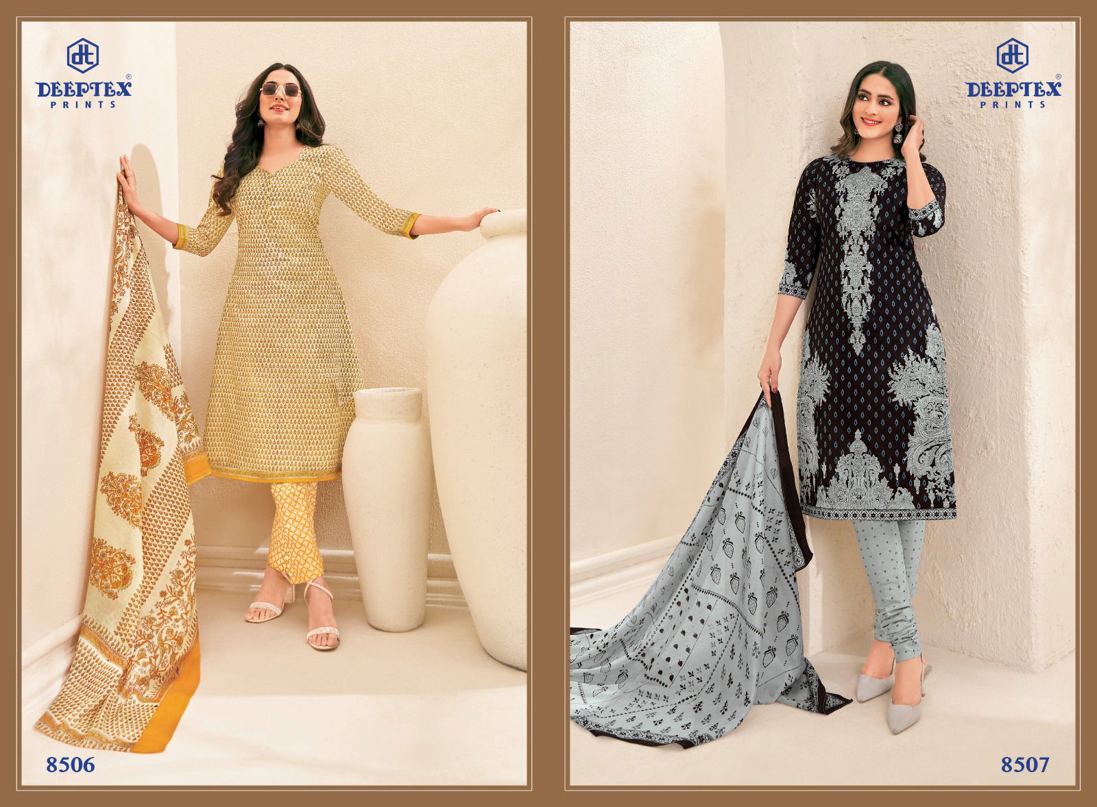 Miss India Vol 85 By Deeptex Printed Cotton Printed Dress Material Wholesale Suppliers In Mumbai
